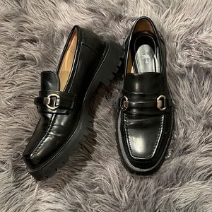 Zara Black Loafers